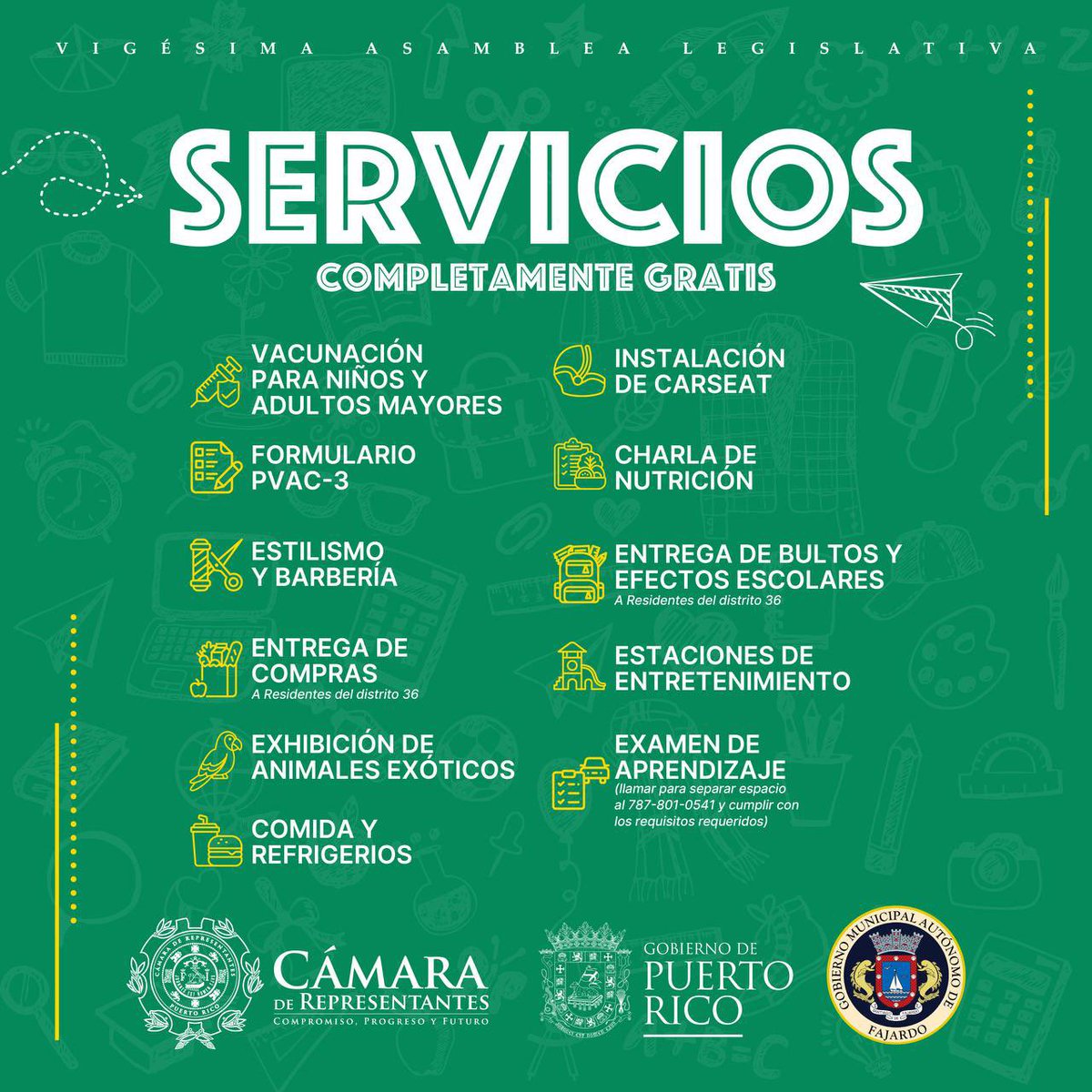 JohnnyMndez36's tweet photo. ¡No olvides ponerte ready pa’ la escuela 2026! 🎒

Este sábado, 1 de agosto nos vemos en el Coliseo Tomás Dones de Fajardo, desde las 9:00 AM. Vacunación, barbería, bultos escolares, comida y actividades para toda la familia… ¡todo GRATIS! 

Separa la fecha y ven con los tuyos 

#CámaraPR #PonteReadyPaLaEscuela #Fajardo2026