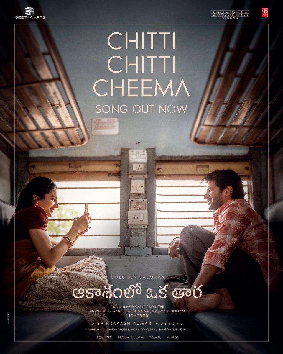 pavansadineni's tweet photo. Here it is. Enjoy the melody❤️

https://t.co/YyMv5Xea01

#aakasamlookatara https://t.co/FuzYoM8hEA