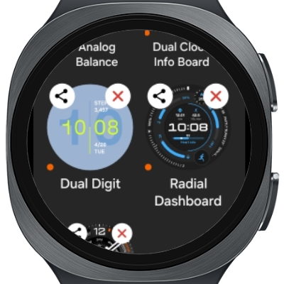 GalaxyTechie's tweet photo. [APKs] One UI 9 exclusive watchfaces now work on previous watches. The extracted apps are Galaxy Store updates for the new watches. These are unmodified and no root is needed, install them via ADB or a companion app. I tested all the 6 watchfaces in Watch 8 and everything worked. https://t.co/jsz62vKDtE