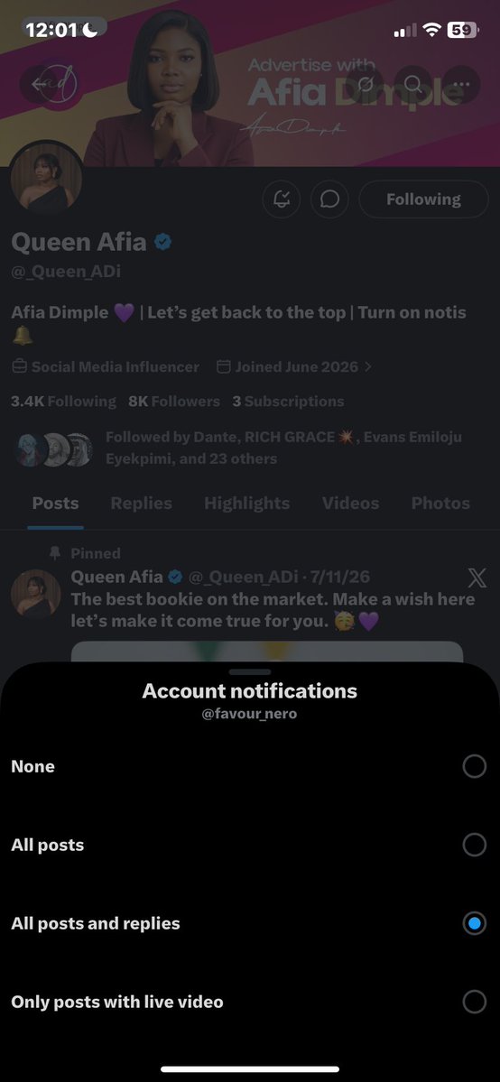 favour_nero's tweet photo. @officialmoore7 @_Queen_ADi Following ✅
Notification turned on ✅

9050730962
PalmPay  god bless ❤️ https://t.co/s2BSIQBfCD
