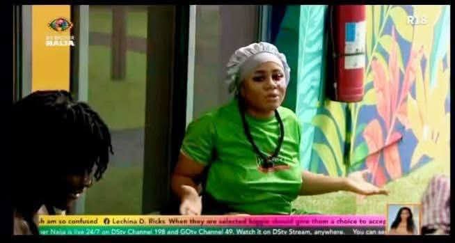 PromiseShingi's tweet photo. "Your Brezzz aren't natural." 😭💀
Bell really said it with her full chest! The gossip this season is already 10/10. 😂🍿
#BBNaijaS11 #BBNaija #BigBrotherNaija #ShowYaSelf #BBNLive #BBNaijaUpdates
#BBNaijaSeason11 https://t.co/QYJiQOrqnF