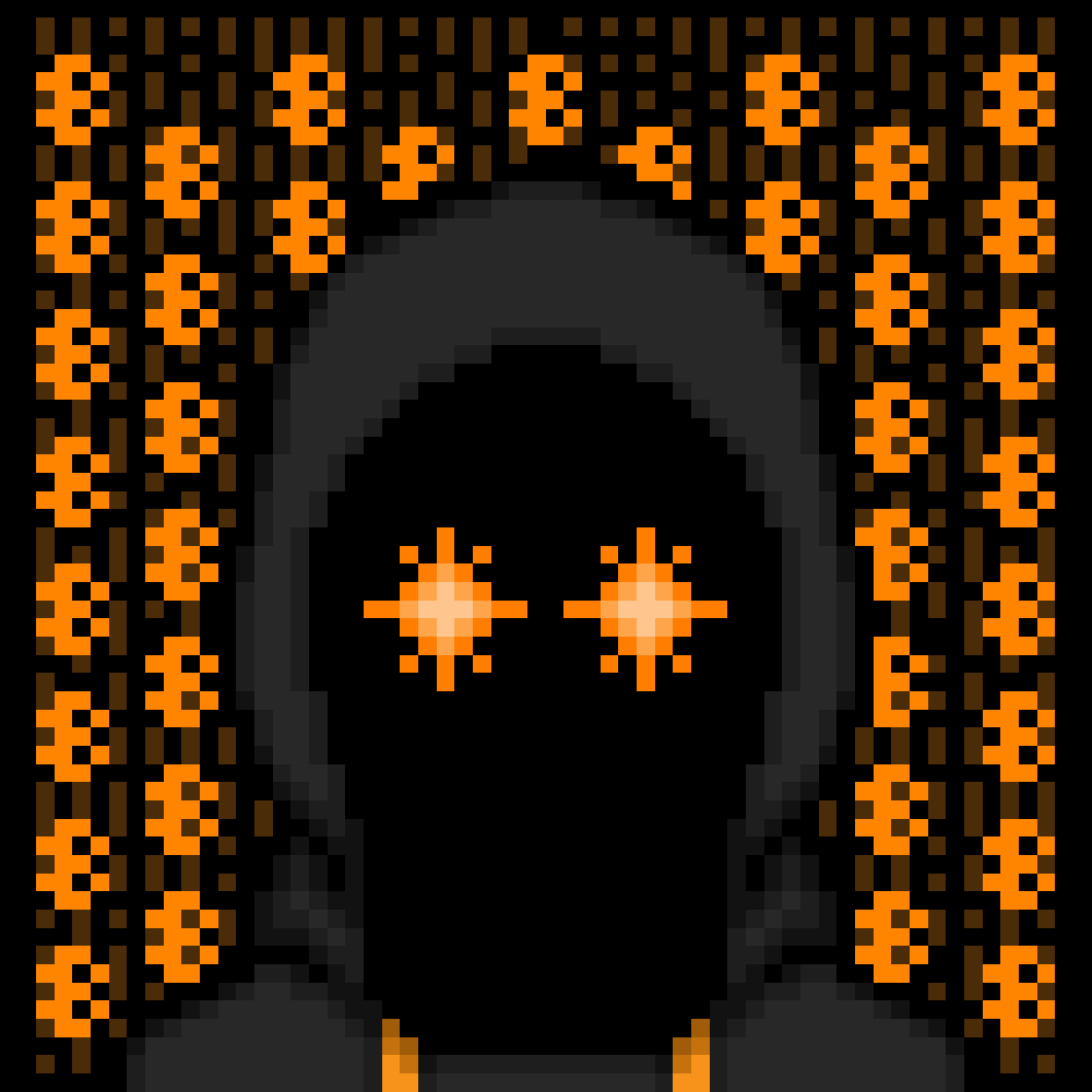 punkfellas's tweet photo. This is satoshi nakamoto, founder bitcoin and cypherpunk. 

1/1 traits hall of misfits. 

Get your luck! 
Stay Punks🤘 https://t.co/fREEfnLhow
