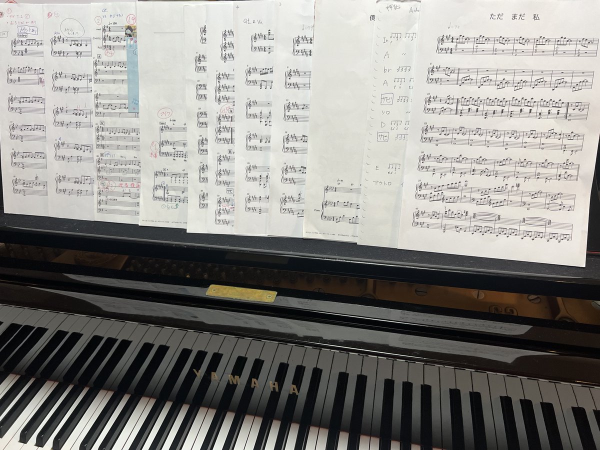 sachi_pf's tweet photo. Sweet Night練習〜🎹
11曲担当します🌻 https://t.co/7hl6snYlPI
