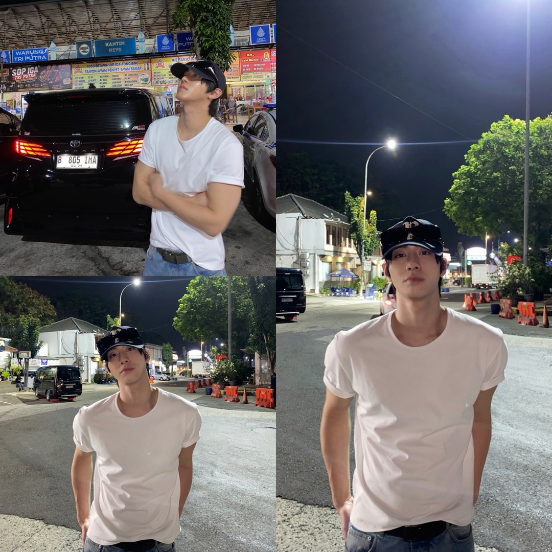 kdrama_menfess's tweet photo. •kdm• Ahn hyoseop update hasil poto di rest area cipularang!!😍😆🤣 https://t.co/r3POfkksQ5