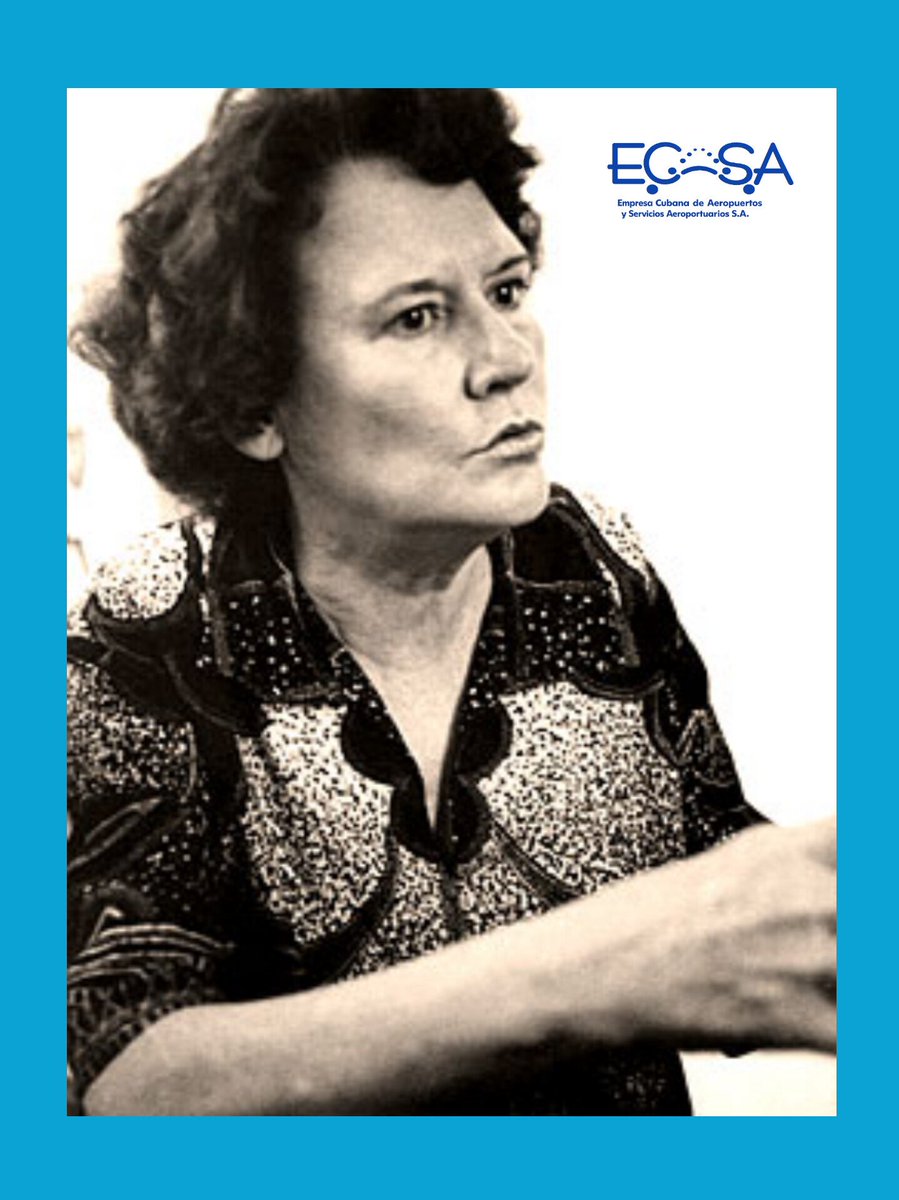 EcasaCuba's tweet photo. En #ECASA recordamos a Haydée Santamaría Cuadrado, la heroína del Moncada falleció un día como hoy, se destacó como guerrillera, intelectual, Haydée fundó la Casa de las Américas, desde donde influyó decisivamente en el devenir cultural del país.
#MujerCubana
 #AviaciónCubana https://t.co/88pkuhXsUx