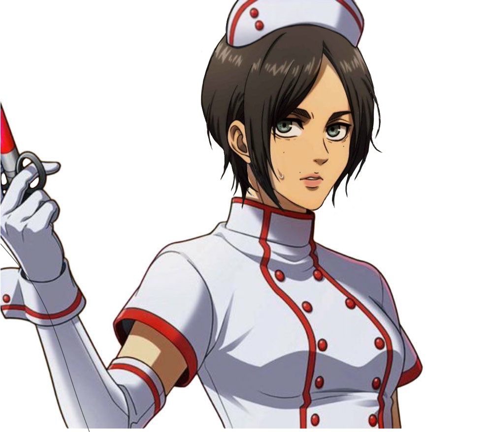 bunnyerenn's tweet photo. for my bunny eren nurse eren propaganda https://t.co/EQqJZo5UQw