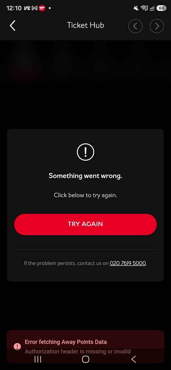 behbohjeh's tweet photo. @ArsenalBallots Hi mate,
I'm unable to access my  ticket hub ,tried to call the attached number but no response.
Any advice on what to do? https://t.co/Df76xuoebs