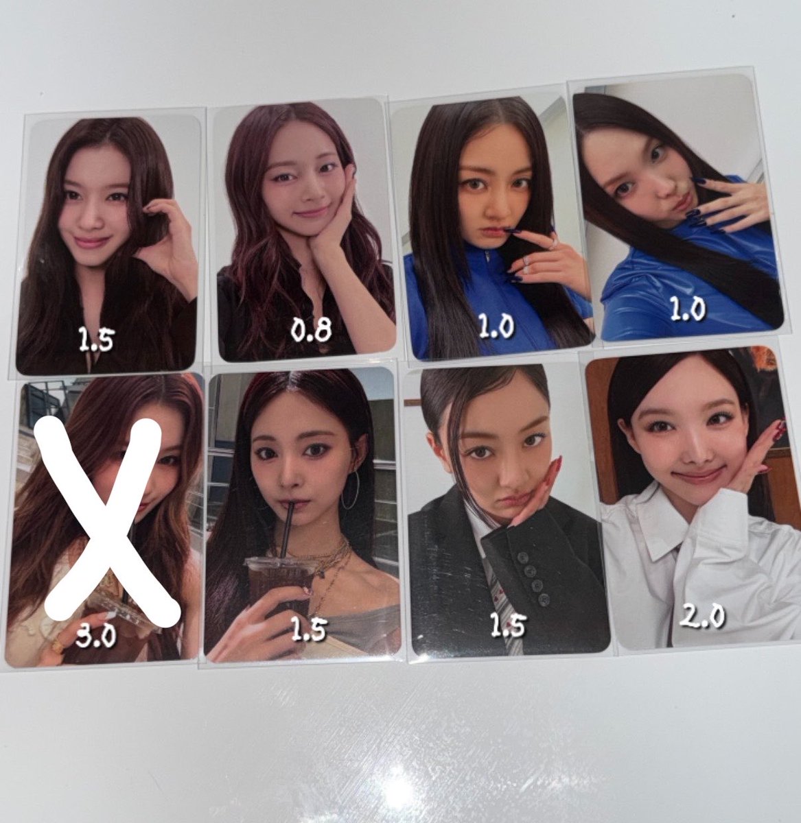 Hamelee0's tweet photo. 트와이스 포토카드 판매 

나연 정연 모모 사나 지효 미나 다현 채영 쯔위

디스이즈포 디이포 10주년 팝업 포카 

준등기 0.2

Nayeon jeongyeon momo sana jihyo 
Mina dahyun chaeyoung tzuyu this is for 
10th photocard sell poca twice https://t.co/ecc2wzmz54