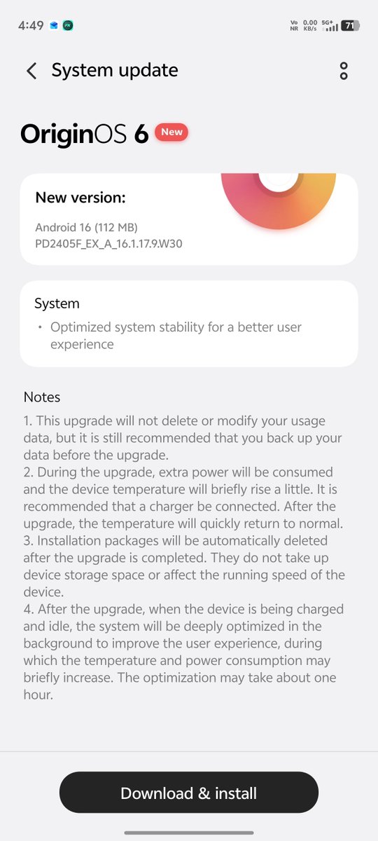RajEmmanuel12's tweet photo. @KaizaadUnbiased @Vivo_India Kudos to @Vivo_India  , got the update just now , hope this will fix this battery draining issue https://t.co/68DPXOskid