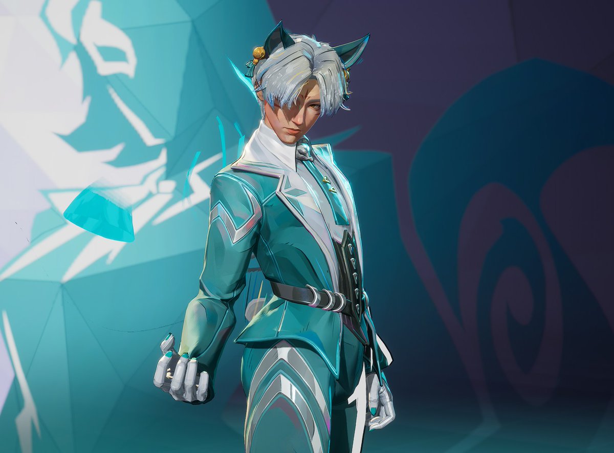 benkobenko_'s tweet photo. white fox wip💙💙💙 https://t.co/Pgxz1QQiEQ