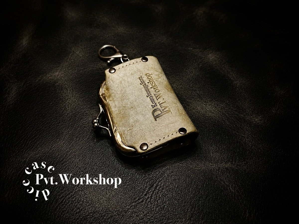 Pvt.Workshop 極 本革 デッキケース ダイスケース、小物入れ。