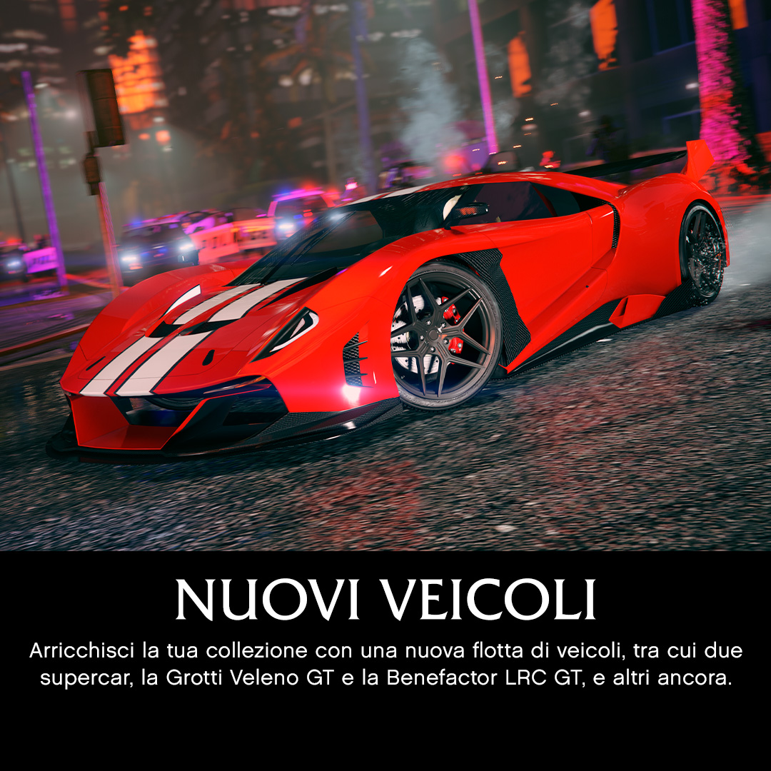 RockstarGames's tweet photo. Irrompi nel mondo dell'arte violando l'epicentro culturale dell'alta società e scappando con i preziosi tesori della sua ultima mostra in GTA Online: The Kortz Center Heist.