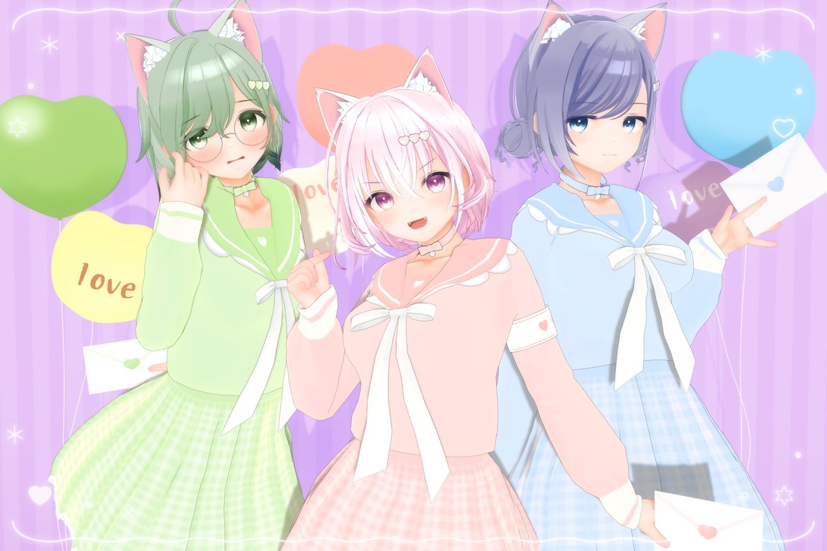 hotaru_osanpo's tweet photo. 💚🩷🩵 https://t.co/ad61K6HigJ