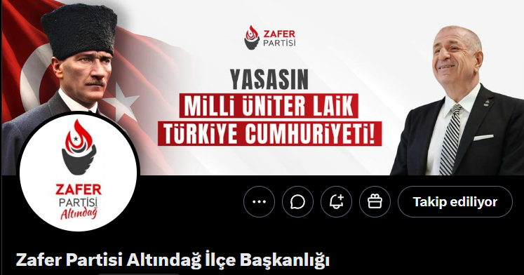 zehraS_1923_'s tweet photo. Zafer Partisi Teşkilatları büyümeye devam ediyor.
Ankara/Altındağ İlçe Başkanlığımız hoşgeldiniz.
🇹🇷🇹🇷🇹🇷

Takibe alalım.👇
@zp_altindag https://t.co/GpnjaPfwx2