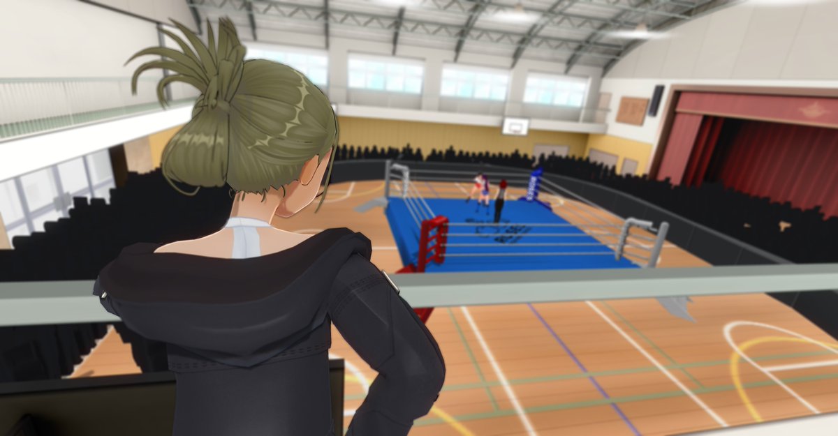 Basalt_Ground's tweet photo. Side story from the perspective of our referee Molly!
#com3d2

"Sometimes, on the days I'm not reffing, I go watch some lower level fights for potential." https://t.co/IcP9235htC