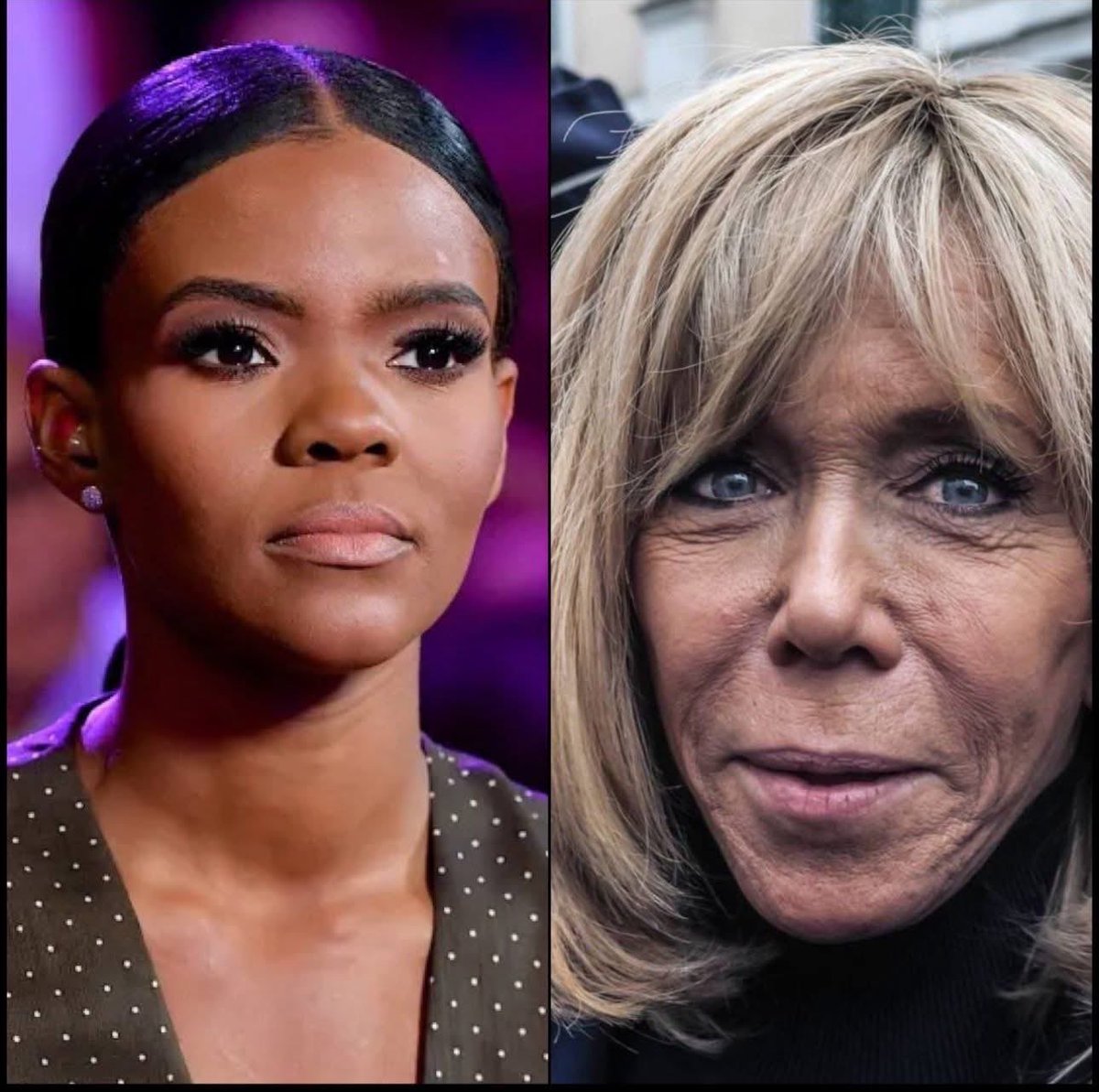 VirginiePerez15's tweet photo. 🔴🇫🇷Au Delaware, le tribunal américain examine aujourd’hui la plainte des Macron contre Candace Owens pour savoir si il faut la poursuivre ou la balancer direct à la poubelle.  

Rappel pour les retardataires : Owens a osé dire tout haut ce que des milliers de gens chuchotent depuis des années… que Brigitte  serait en  fait Jean-Miche Trogneux, le frère, transformé, maquillé, marié à Emmanuel dans une histoire digne d’un mauvais thriller. Les Macron crient à la diffamation, demandent des millions, et traînent la meuf jusqu’aux États-Unis parce qu’en France la prescription est trop courte et que ça les arrange d’aller chez les Américains.

C’est d’un comique absolu. Le couple présidentiel mobilise des avocats à prix d’or pour défendre l’honneur de la  First  "Lady"  française pendant que le pays brûle...