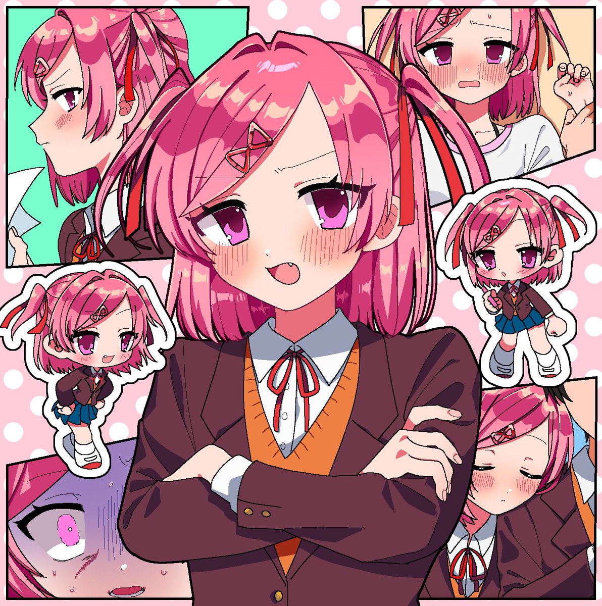 tanochan821's tweet photo. また盛り上がっててうれちい(過去絵) #ddlc https://t.co/HAMrjyPMKg