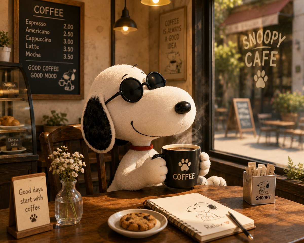 Snoopylifeys's tweet photo. Good coffee ☕☕☕ snoopy https://t.co/8bCJW0XYFM