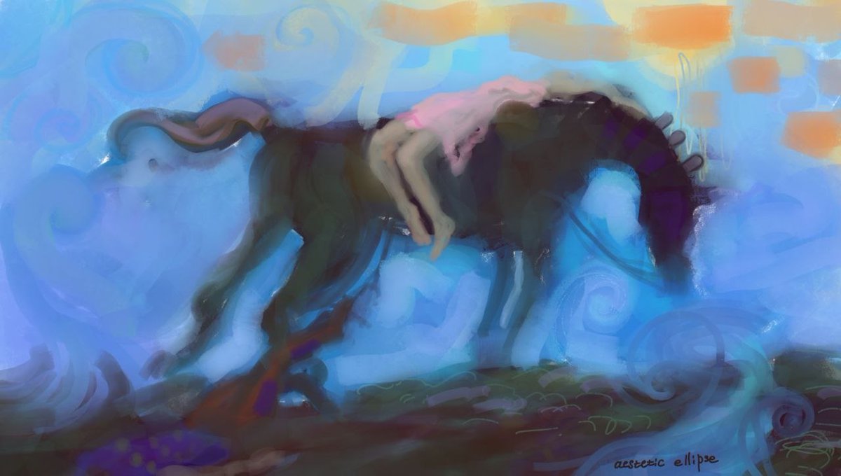 alipsahj's tweet photo. I think it was hard for Valkyrie without a rider 😢
#jjba#jojo#guro#SBR https://t.co/FaA4DVwP30