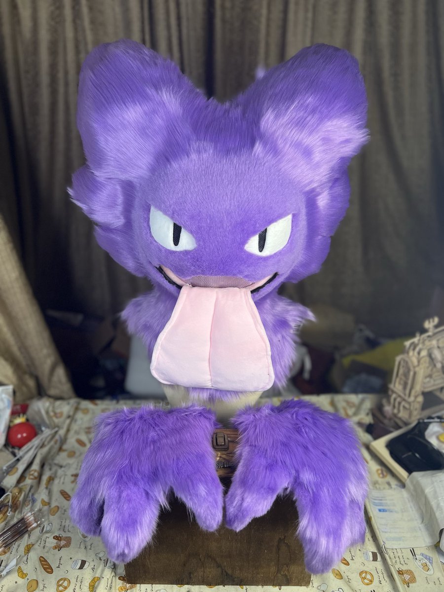 Julanglang0925's tweet photo. 「Commission display」
👻Such a totally different fur suit!👻

Come find me to make a fursuit! There are still plenty of openings available🥺🥺

#pokemon #fursuit #haunter https://t.co/KIz5EA7ASG