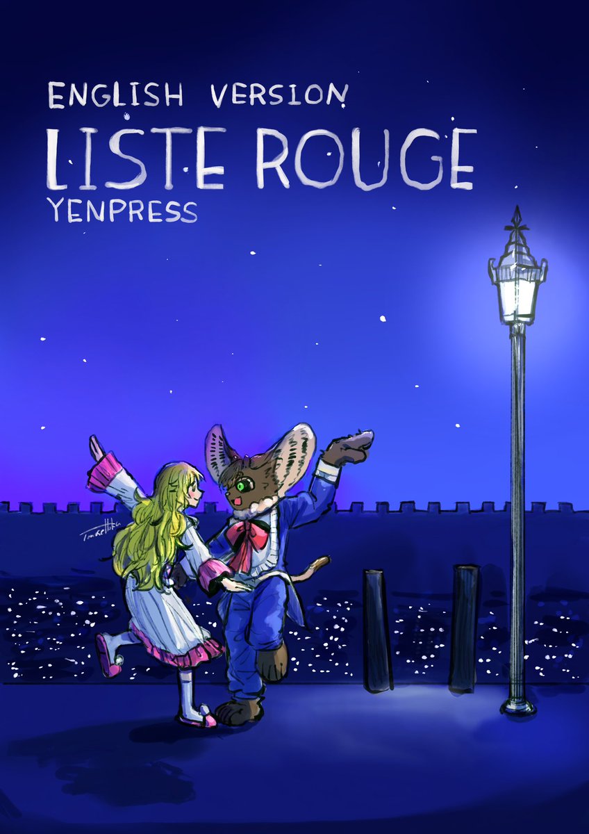 kikaizikakeno's tweet photo. 🎉LISTE ROUGE 
English version released🎉

Thank you Yenpress san!
I hope you enjoy the show….🎪 https://t.co/tUC5Sb1aMs
