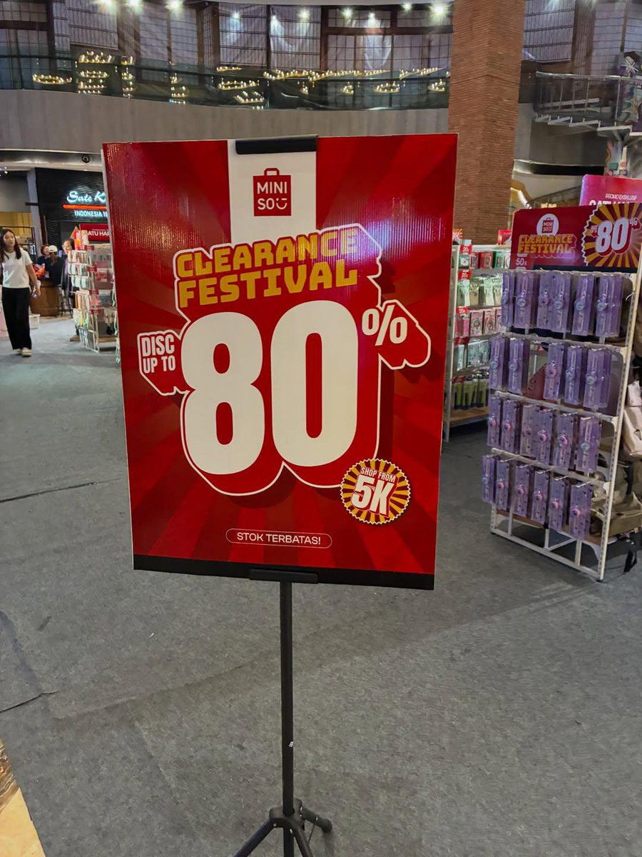 Pistachiojingga's tweet photo. Info dan update promo 🙌

1. Sociolla - Disc up to 90%
2. MINISO- Disc up to 80%
3. AEON - Produk baby, (sampai 5 Agustus) 
4. Superindo - Spesial anniversary (27-30 Juli 2026) 
5. OHSOME (beberapa store barang udah habis dan beberapa store diskonnya udah turun) https://t.co/negdLWU0XY