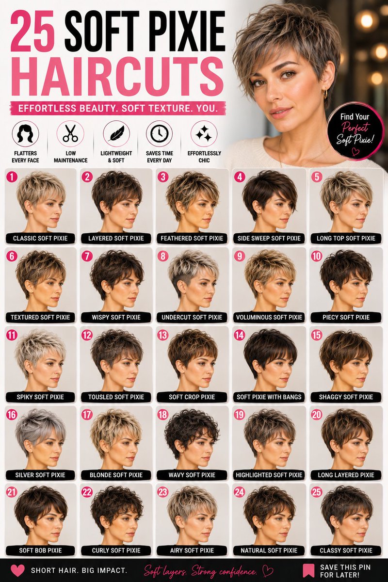 trendpikz's tweet photo. 25 Soft Pixie Haircuts | Feminine, Elegant & Effortless Short Hairstyles | Trend Pikz
https://t.co/elazGVyg5Y
#SoftPixie #PixieHaircut #PixieHairstyles #ShortHair #FeatheredPixie #LayeredPixie #HairTrends #HairInspiration #BeautyTrends #HaircutIdeas #ModernHairstyles #TrendingHairstyles #WomensHair #TrendPikz #ShortHairStyles