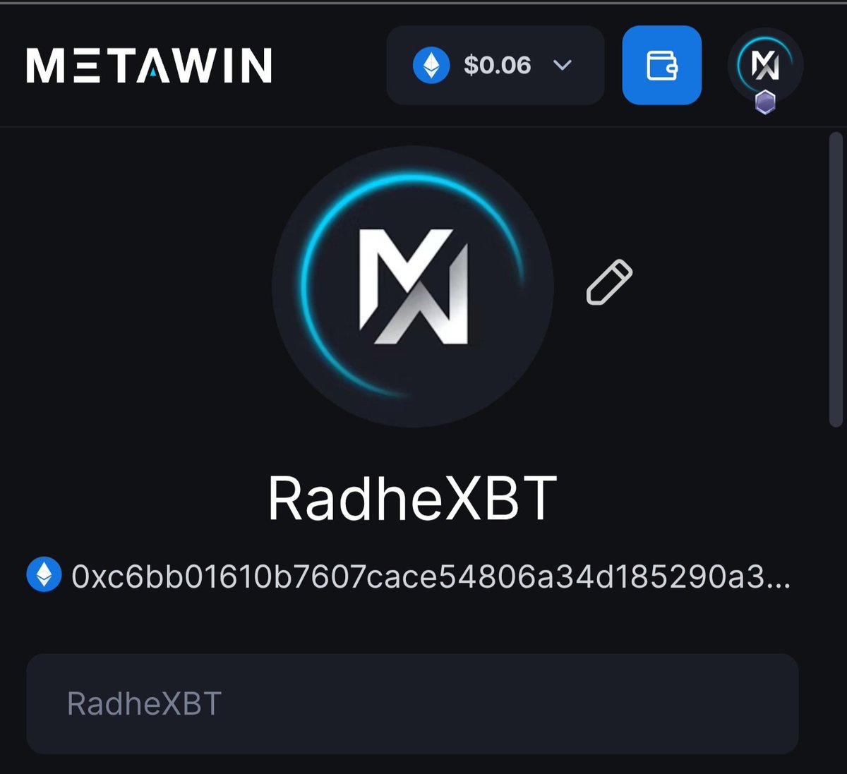 RadheXBT's tweet photo. @stekisteks 0xC6Bb01610b7607CACE54806a34D185290a354707 

MetaWin - RadheXBT https://t.co/NPc7PAk2KV