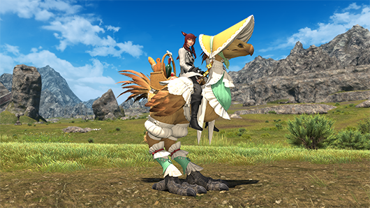 aitaikimochi's tweet photo. FFXIV 7.55 new mounts, chocobo barding, accessories, and facewear! https://t.co/BMPWD7SiaA