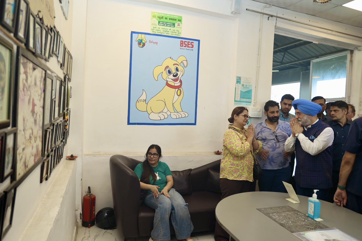 LtGovDelhi's tweet photo. Laid the foundation stone of a modern dog shelter at Sector-29, Dwarka today, to be developed by @MCD_Delhi along with Hon’ble Mayor Shri @praveshwahi Ji, Hon’ble MP Shri @RamvirBidhuri Ji, Hon’ble MLA Shri @kgahlot Ji, and other distinguished guests.

Spread across approximately 6,050 square metres, the facility will provide safe shelter, care and rehabilitation for stray dogs with modern infrastructure designed to ensure their welfare and well-being.

Also visited Delhi’s only cremation centre for small animals, and advised MCD to actively involve animal welfare organisations, dog lovers, veterinarians and subject experts so that their experience and knowledge help shape these initiatives in a sustainable and compassionate manner.

This project is a fine example of public-private partnership, with the GMR Varalakshmi Foundation’s CSR support enabling its development at zero cost to the MCD, further strengthening Delhi’s commitment to animal welfare.