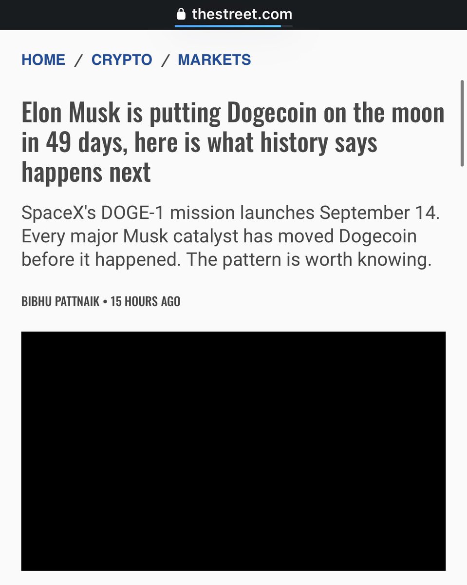D1Fox02's tweet photo. Elon Musk is putting Dogecoin on the moon in 49 days, bringing major attention back to DOGE as the SpaceX DOGE-1 mission gets closer.

Insanely bullish

OG $MOONDOGE 

APmiwHMn2oNd3pxEjHT4BwPExTcCvZfHKKyd4MfWpump https://t.co/EledhboYLK