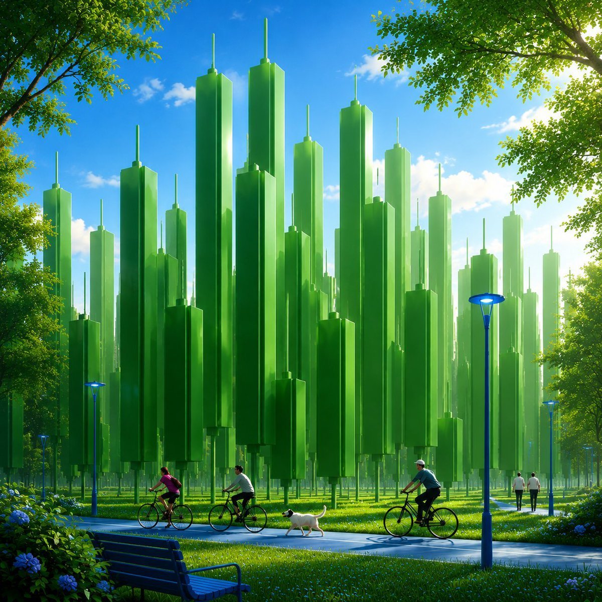 MEXCAlbania's tweet photo. POV: U zgjove në Qytetin e Qirinjve të Gjelbër. 🏙️🟢

⏰ Pa alarme. Vetëm fitime. 📈

Kush është gati të jetojë këtu? 👇 https://t.co/ySCluVdQxN