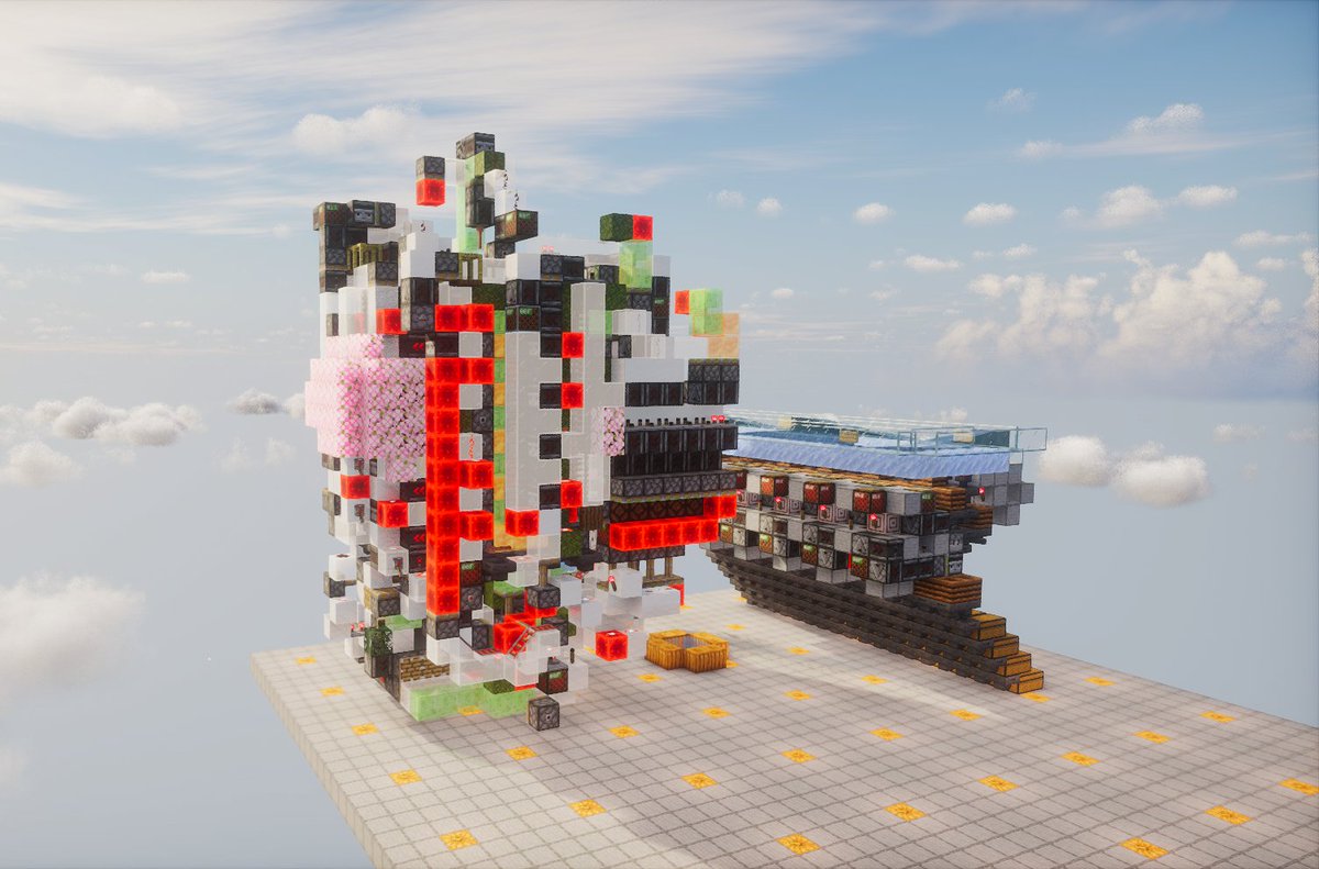Libraaaa_njk's tweet photo. Lintex氏の6type PUTF完成した！✨
やっぱりツリーファーム作るの難しいいい 
#minecraft https://t.co/YoDjQiOPc6 https://t.co/hUq6a4V4kA