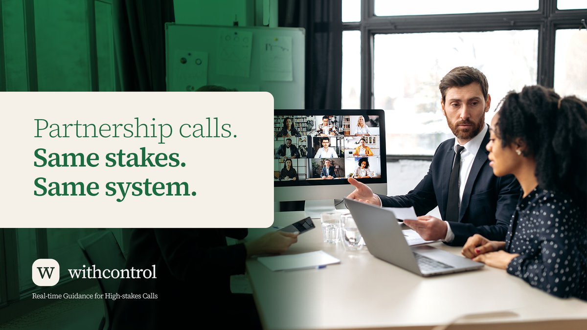 withcontrol's tweet photo. The frame you set in the first 10 minutes becomes the default.

Partnership calls aren't just deals. They're the dynamic you'll work inside for years.

Withcontrol structures them with the same precision as investor calls.

Try it free: https://t.co/Yr6KKiMBeT https://t.co/rZc35DPlGm
