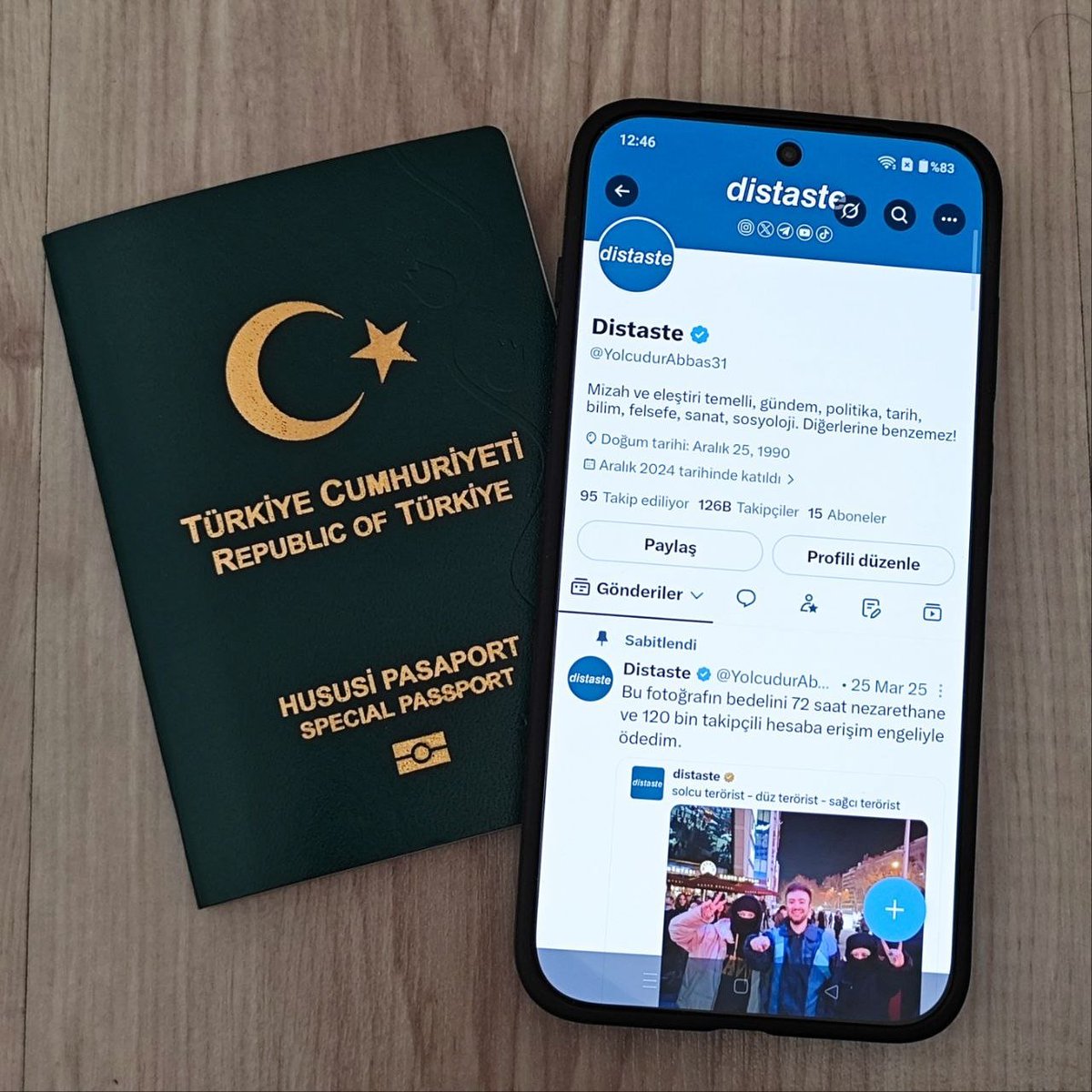 Kerkuk_31's tweet photo. @tcdefence 1- Firar etmedim. 3 yurt dışı yasağımın tamamı kalktıktan sonra uçakla elimi kolumu sallayarak Sirkiye'den ayrıldım.

2- Yolum hiç Sırbistan'dan geçmedi. 

Süreç adına hedef ülkeye doğrudan gidip resmi bir iz bırakmamak için yeşil pasaportu kullanmadım. Bordo pasaport ile gittim. https://t.co/7E6q5mtWRR