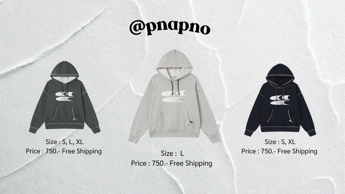 pnapno's tweet photo. Pre-Order | Hoodie Crying Center

🏷️ ราคา 750.- Free Shipping 

(Pre-order) รอสินค้า 7-12 วัน 💨 สั่งซื้อสอบถาม 🫧 https://t.co/0GABUxaRHP

#พรีcryingcenter #cryingcenter #ส่งต่อcryingcenter #พรีของจีน #CryingCenterThailand https://t.co/1sytJfLaA9