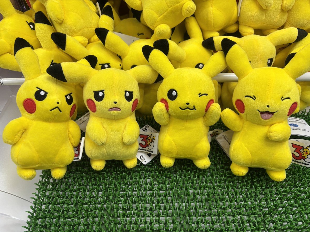 🎶新作景品登場🎶 ポケットモンスター いろんなおかおぬいぐるみ