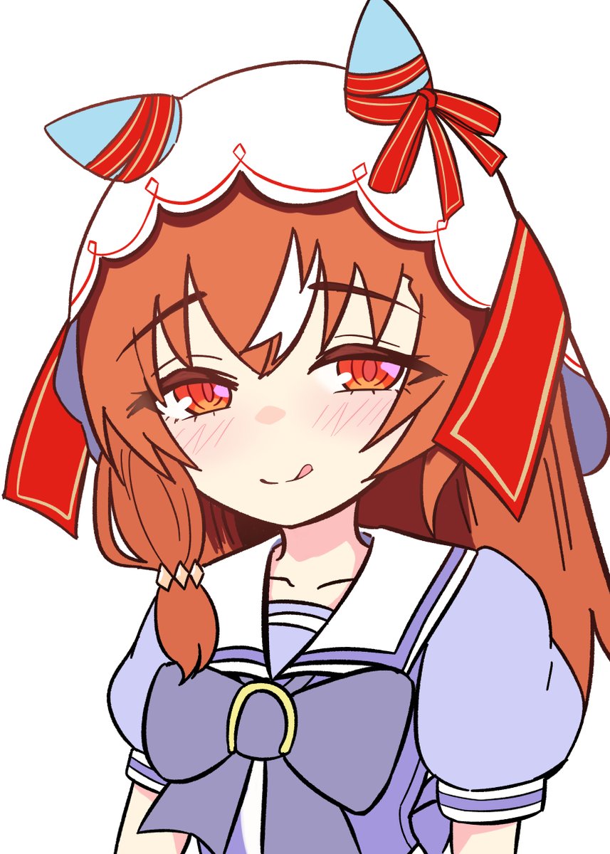 nanamemigi11's tweet photo. どっちの舌ペロが良い？
#ウマ娘　#スティルインラブ https://t.co/quklSIo1K2