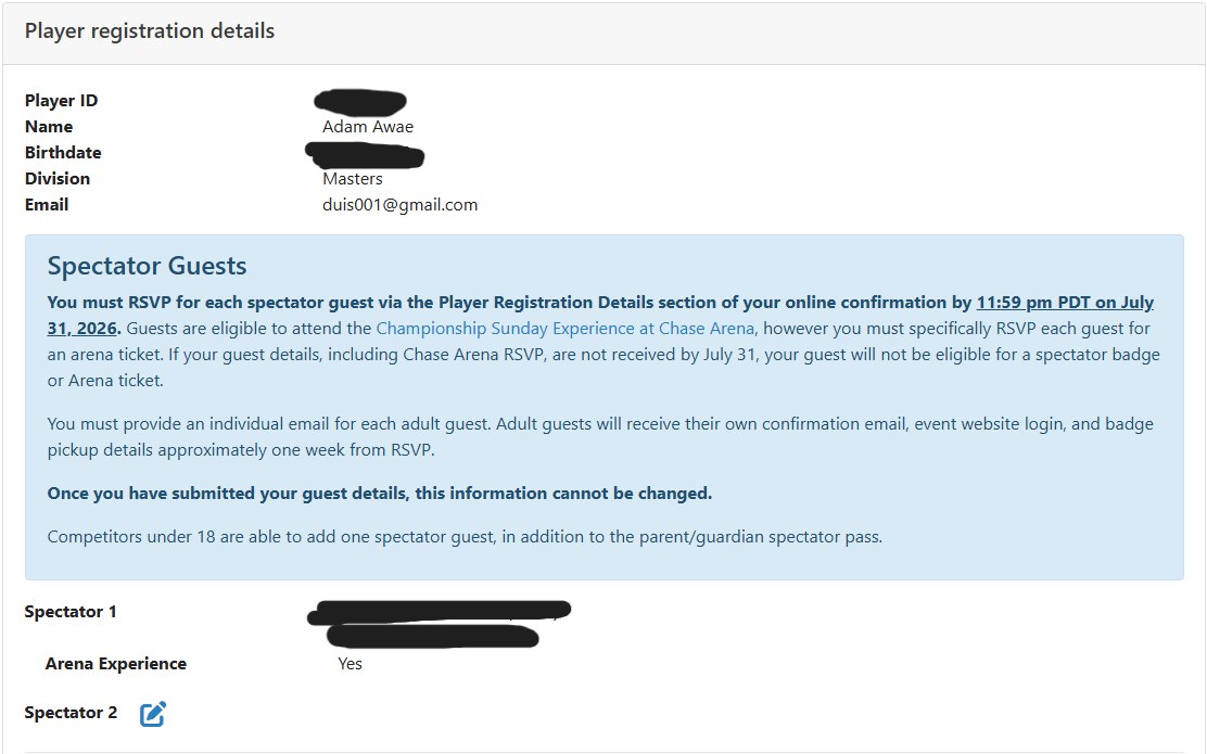 duis001's tweet photo. Hi! I qualified for Pokémon Worlds 2026 & have 1 official spectator passes for sale.
Each pass includes:
• 3-day Worlds venue access
• Sunday Arena access
• Exclusive stamped Rayquaza promo
• 2 booster packs, pin & lanyard
DM if interested!
#PokemonWorlds2026 #SpectatorPass https://t.co/MkTxhr7FHw