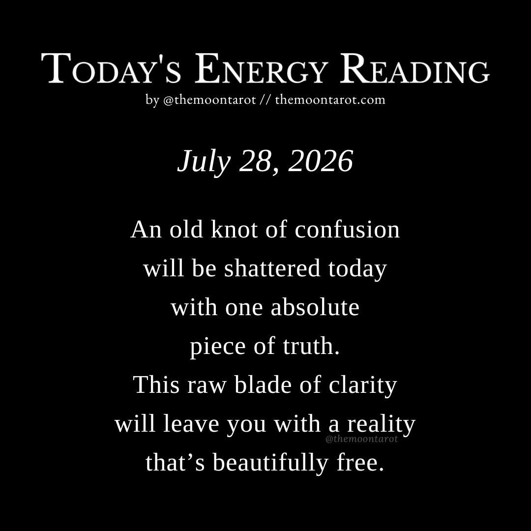themoontarot_'s tweet photo. Today's Energy Reading: July 28, 2026 https://t.co/tYjIub34g3