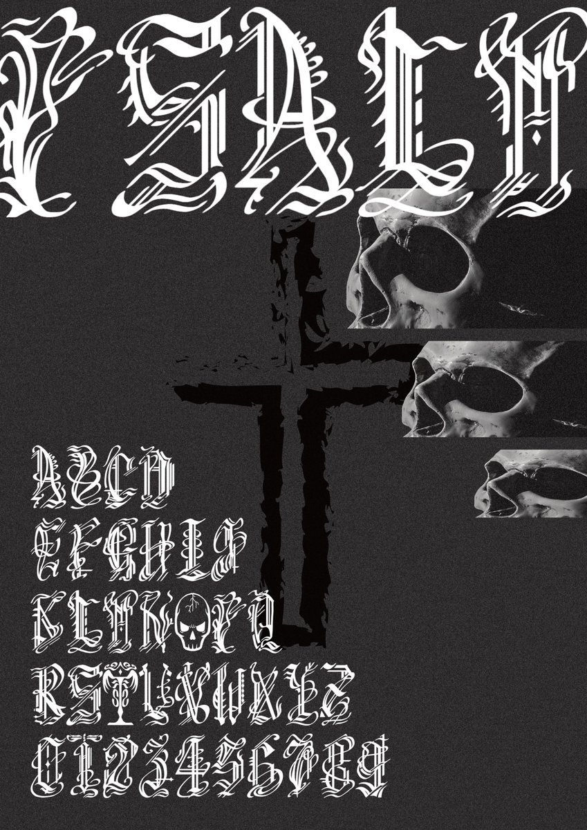 trkvttt's tweet photo. 💀 #フォント https://t.co/Efcnbdx7ck