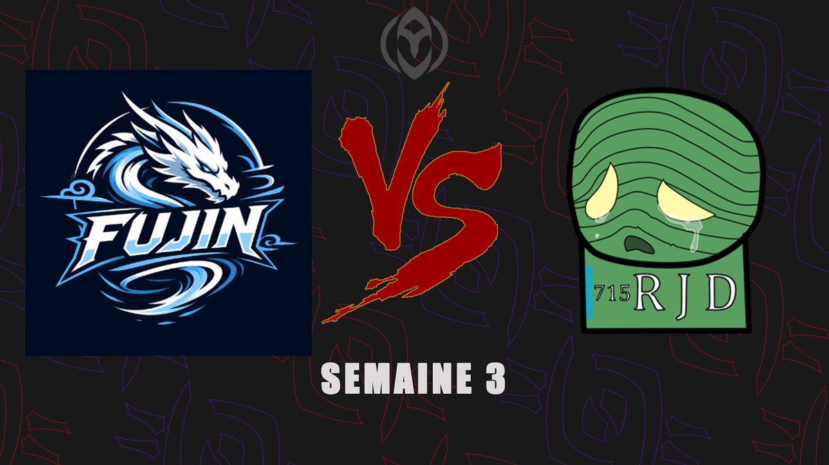Aztral_Esport's tweet photo. [Ouatventure S22 - Semaine 3]    

Nous affrontons ce Mercredi 29 Juillet les RJD !!💪 

📷 https://t.co/M3e8S8fPNO à 20h50.    

#Unispourbriller #GOAZT #RJD #Ouatventure #GOFUJIN @AztralTV_ https://t.co/7gnprtXGuX