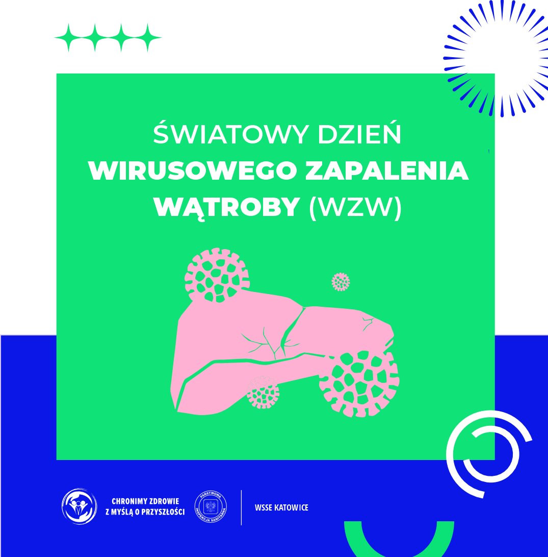 wssekatowice's tweet photo. 📣28 lipca – Światowy Dzień Wirusowego Zapalenia Wątroby (WZW)
Profilaktyka ma znaczenie. 💛
#ŚwiatowyDzieńWZW #Profilaktyka #Zdrowie https://t.co/ozJtFYQOtk