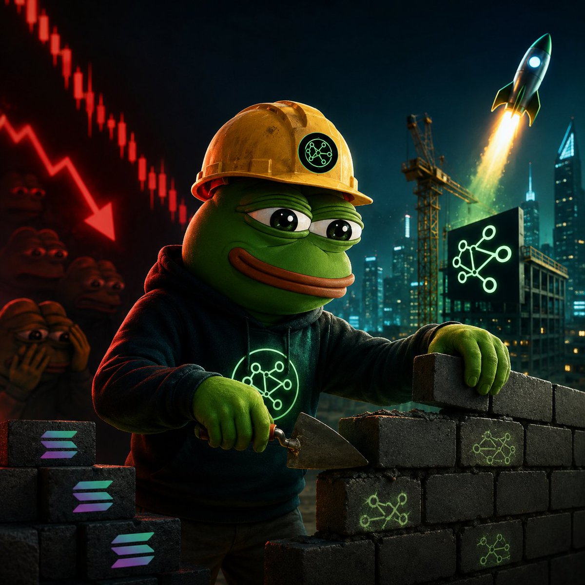AIPMOfficial's tweet photo. 📉 Fear creates headlines.

Builders create the future. 🐸

While the chart is red, $AIPM is still focused on delivering real utility and rewarding long-term holders.

Some people only watch the price. Others watch the progress. 👀

#Solana #Crypto #MemeCoin #Web3 https://t.co/Jby6s1IjRj
