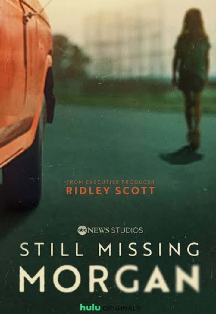 DeannaKatee's tweet photo. Here is another good docuseries to watch. It was absolutely heartbreaking 😭...I couldn't imagine the pain and fear of losing a child so suddenly and never getting answers. There are monsters right under our noses, everyday ☹️ #StillMissingMorgan #DisneyPlus #Hulu https://t.co/lf8qcC4Frf