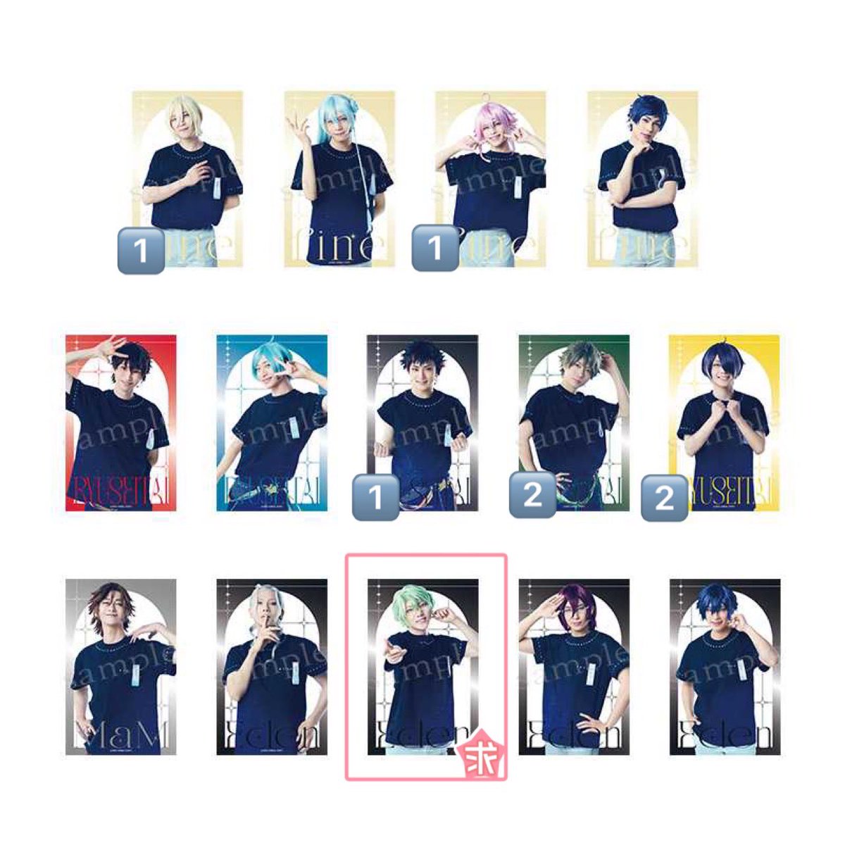 _0g14's tweet photo. 【交換】あんステ 10th
クリアカード クリカ カード ランダム

求：嵐 (友人分 日和)

譲：英智 桃李 鉄虎 翠2 忍2 レオ
なずな 光 つむぎ

グループ違い可
本日池袋にて17:30頃までの手渡し希望
検索からでもお気軽にお声掛けください( ¨̮ ) https://t.co/caabD5f9BG