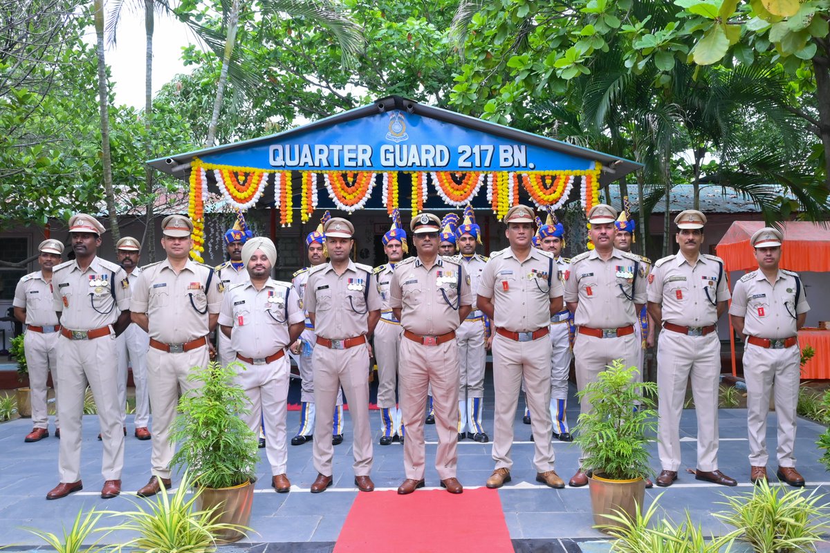 217Bn's tweet photo. 217 Bn CRPF celebrated the 88th CRPF Raising Day at Unit HQ, Konta,Sukma. Tribute was paid to our brave martyrs, reaffirming the Force's enduring legacy and steadfast commitment to the nation's unity &amp; integrity. Sweets were distributed to all personnel. #JaiHindjaibharat https://t.co/ltxYcdp0rv