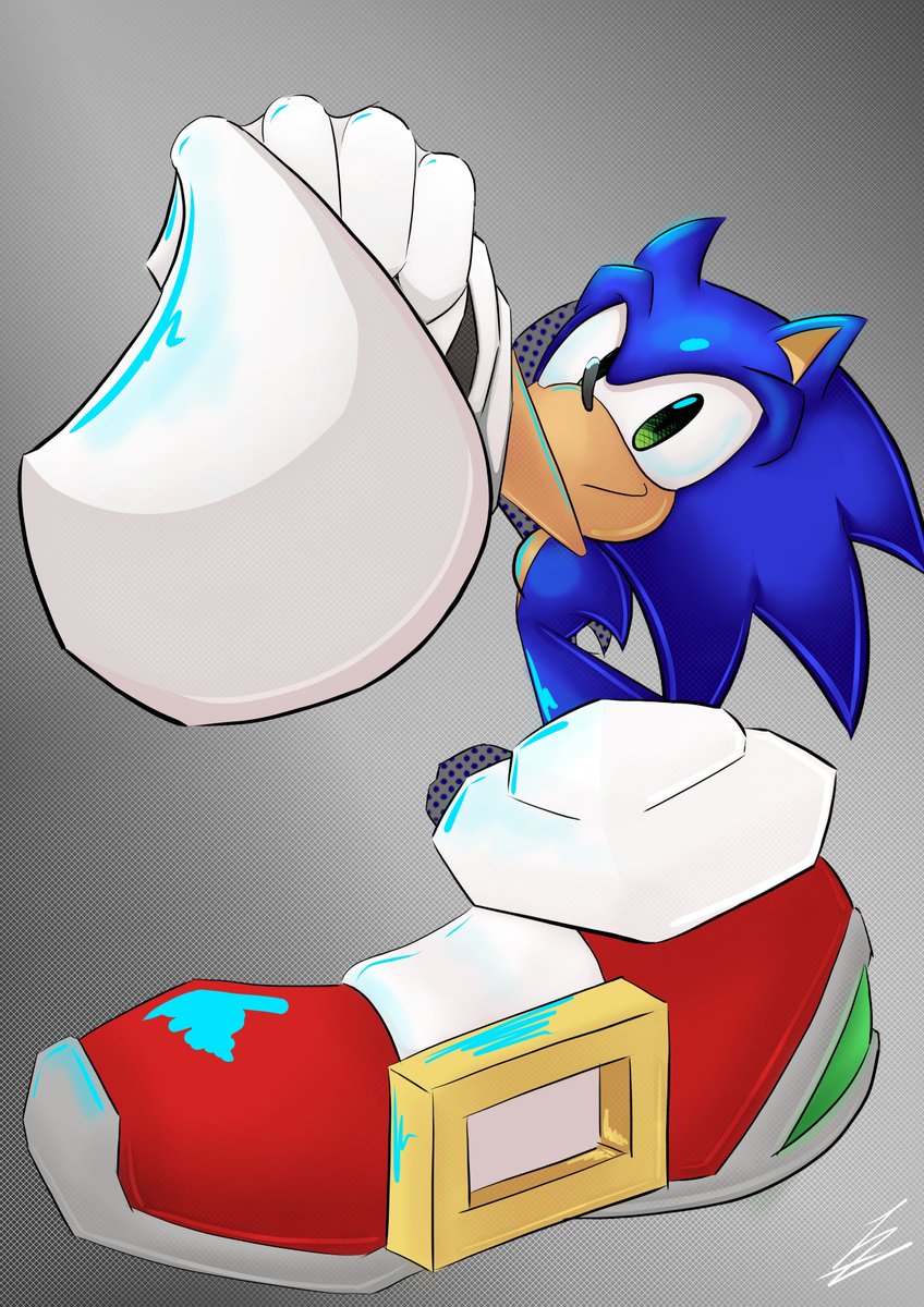 Redcraftz's tweet photo. Sonic Redraw (redraw)
Thought the original redraw I did looked a bit boring, and wanted to experiment with some different colours and perspectives.
#sonicthehedgehog #sonicfanart https://t.co/ClWaerJI3X