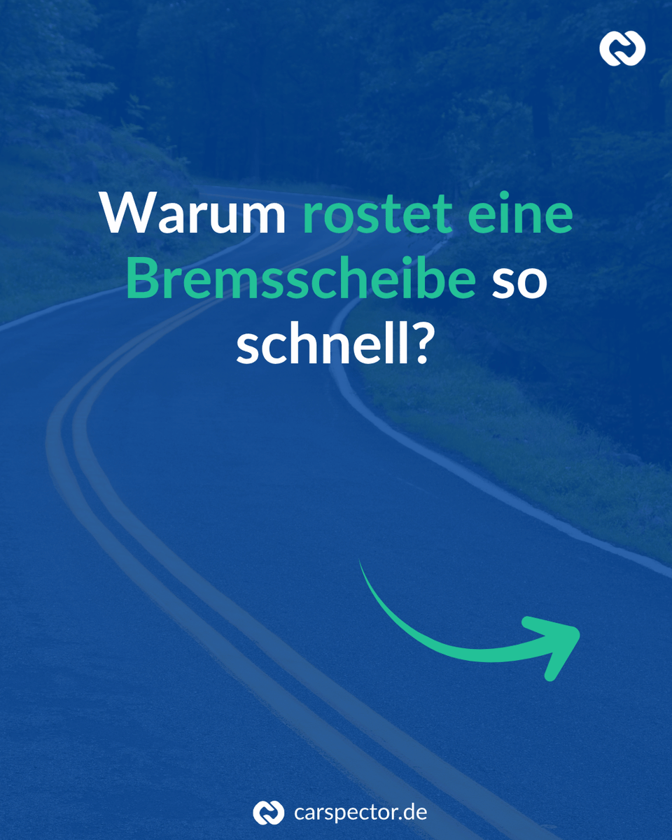 carspector's tweet photo. Rost auf der Bremsscheibe? 😳
Keine Panik, leichter Flugrost ist nach Regen oder einer Autowäsche völlig normal und verschwindet meist nach wenigen Bremsungen.
#carspector #auto #autowissen #bremsen #bremsscheiben #rost #autotipps #wartung #gebrauchtwagen #carcontent #kfz #wow https://t.co/ZCUOt6krED
