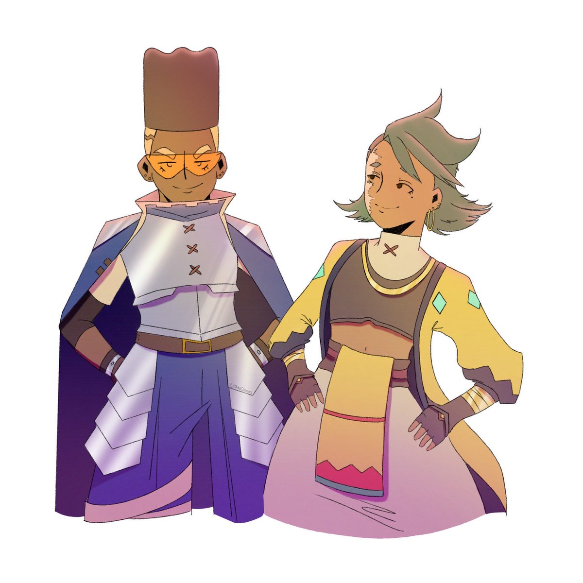 WhiteOcimum's tweet photo. I imagined they were kind of looking back to their predecessors, the previous Goyens, as mentors and role models 👀 and so incorporating a bit of the Goyens in their designs

🌟

#magnetmirrorweek26 #magnetmirror #DragonStriker #casperferreiro #odwardstonegarden @ds_eventweeks https://t.co/4xOv6jzs5r